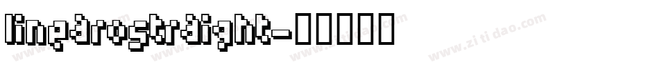 LinearoStraight字体转换