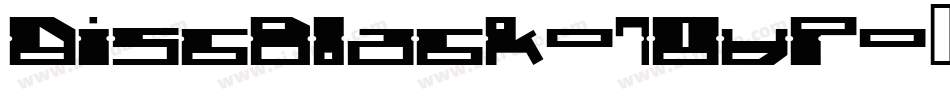 DiscBlack-7OvP字体转换