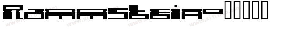 Rammstein字体转换