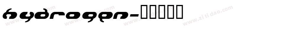 Hydrogen字体转换