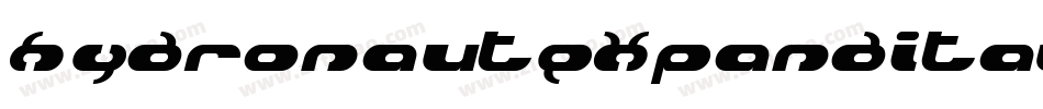 hydronautexpandital字体转换