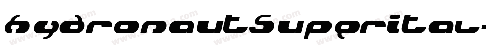 hydronautsuperital字体转换
