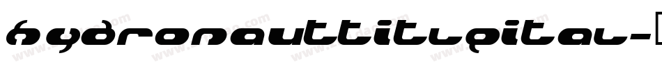 hydronauttitleital字体转换