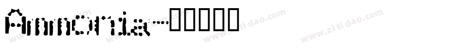 Ammonia字体转换