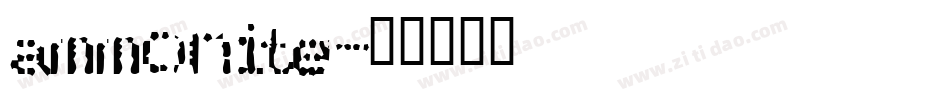 ammonite字体转换