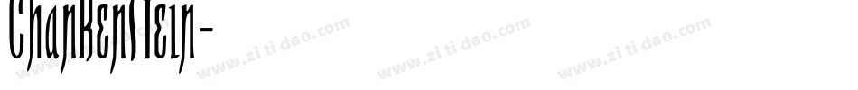 Chankenstein字体转换
