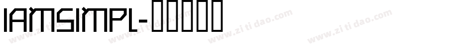 IAMSIMPL字体转换