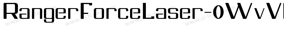 RangerForceLaser-0WvVR字体转换