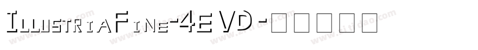 IllustriaFine-4EVD字体转换