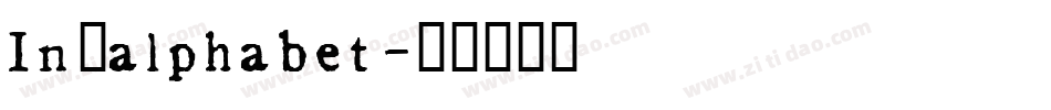 In_alphabet字体转换