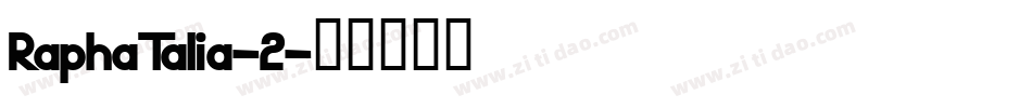 RaphaTalia-2字体转换