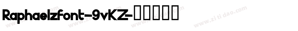 Raphaelzfont-9vKZ字体转换