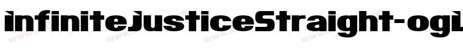 InfiniteJusticeStraight-ogLd字体转换