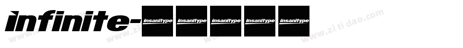 Infinite字体转换