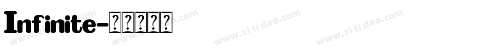 Infinite字体转换