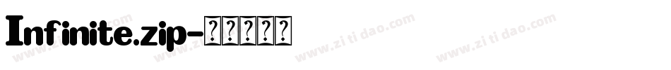 Infinite.zip字体转换