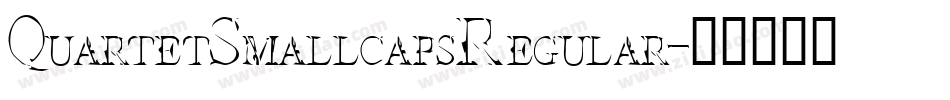 QuartetSmallcapsRegular字体转换