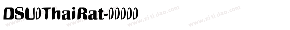 DSU_ThaiRat字体转换