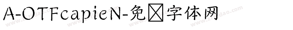 A-OTFcapieN字体转换