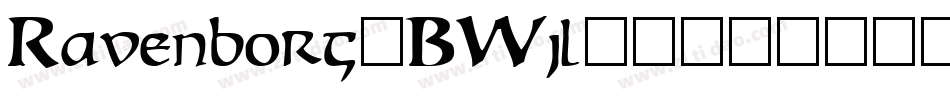 Ravenborg-BWjl8字体转换