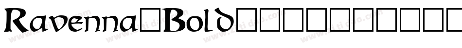 Ravenna-Bold字体转换