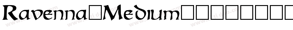 Ravenna-Medium字体转换