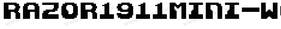 Razor1911Mini-wor2字体转换