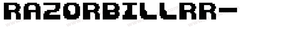 RazorBillRR字体转换