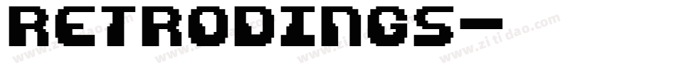 Retrodings字体转换