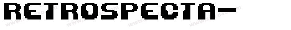Retrospecta字体转换