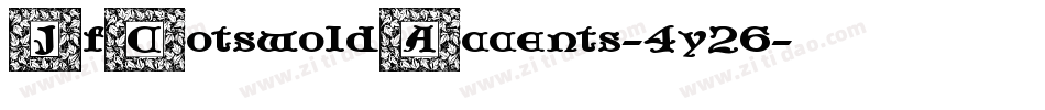 JfCotswoldAccents-4y26字体转换