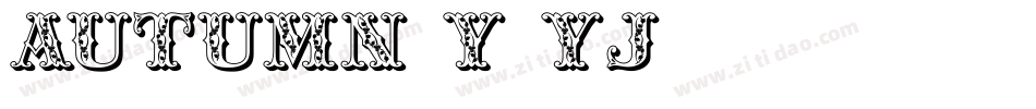Autumn-Y5yj字体转换