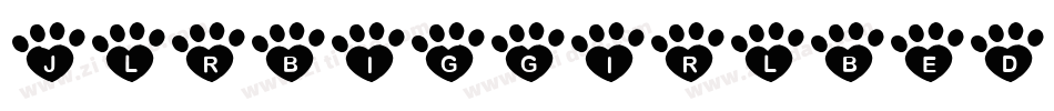 JlrBigGirlBed-gEXP字体转换
