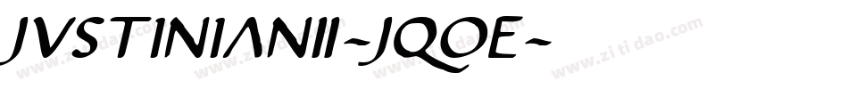 Justinian2-JqOE字体转换