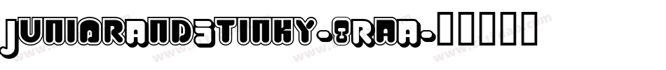 JuniorAndStinky-8RaA字体转换