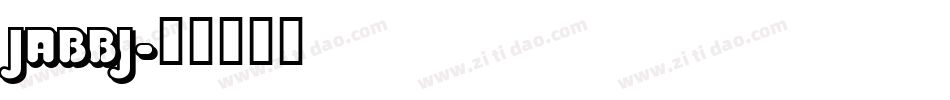JABBJ字体转换