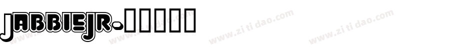 Jabbiejr字体转换