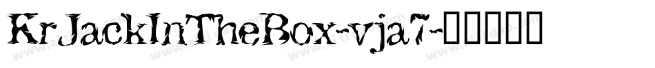 KrJackInTheBox-vja7字体转换