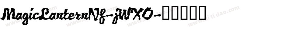 MagicLanternNf-jWXO字体转换