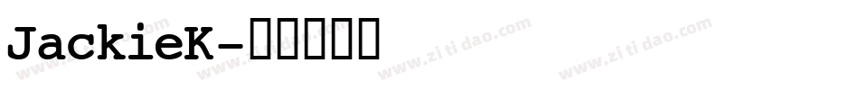 JackieK字体转换