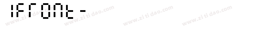 ifront字体转换