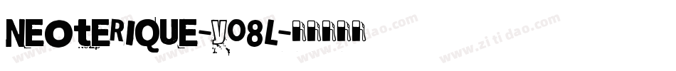 Neoterique-Y08L字体转换