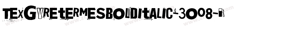 TexgyretermesBolditalic-3o08字体转换
