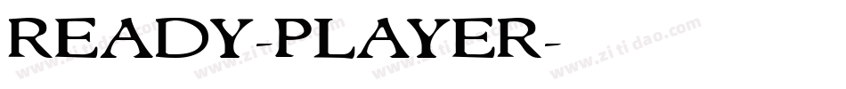 READY-PLAYER字体转换