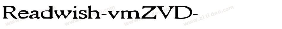 Readwish-vmZVD字体转换