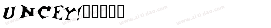 Uncey字体转换