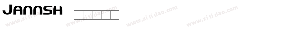 Jannsh字体转换
