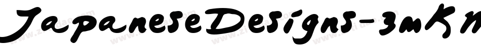 JapaneseDesigns-3mKM字体转换
