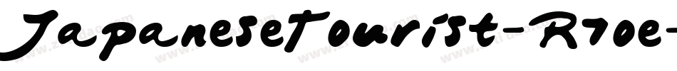 JapaneseTourist-R7oe字体转换