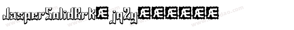 JasperSolidBrk-jq2y字体转换